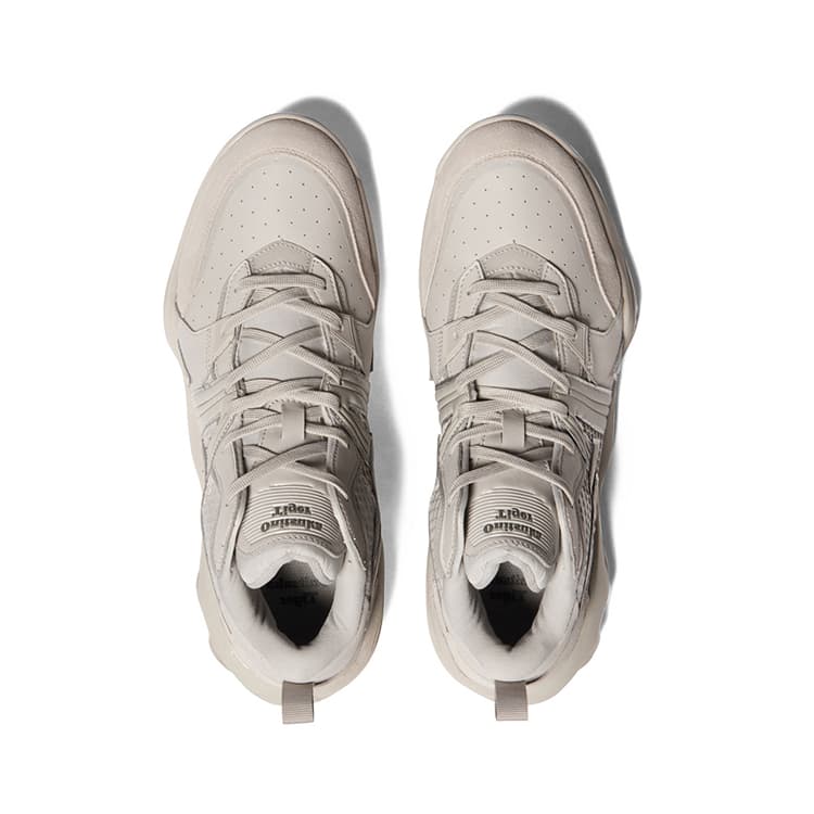 Кроссовки Onitsuka Tiger Tigcourt Универсальная Амортизация Устойчивая к износу MID Топ Повседневная обувь Унисекс Серый - изображение 5