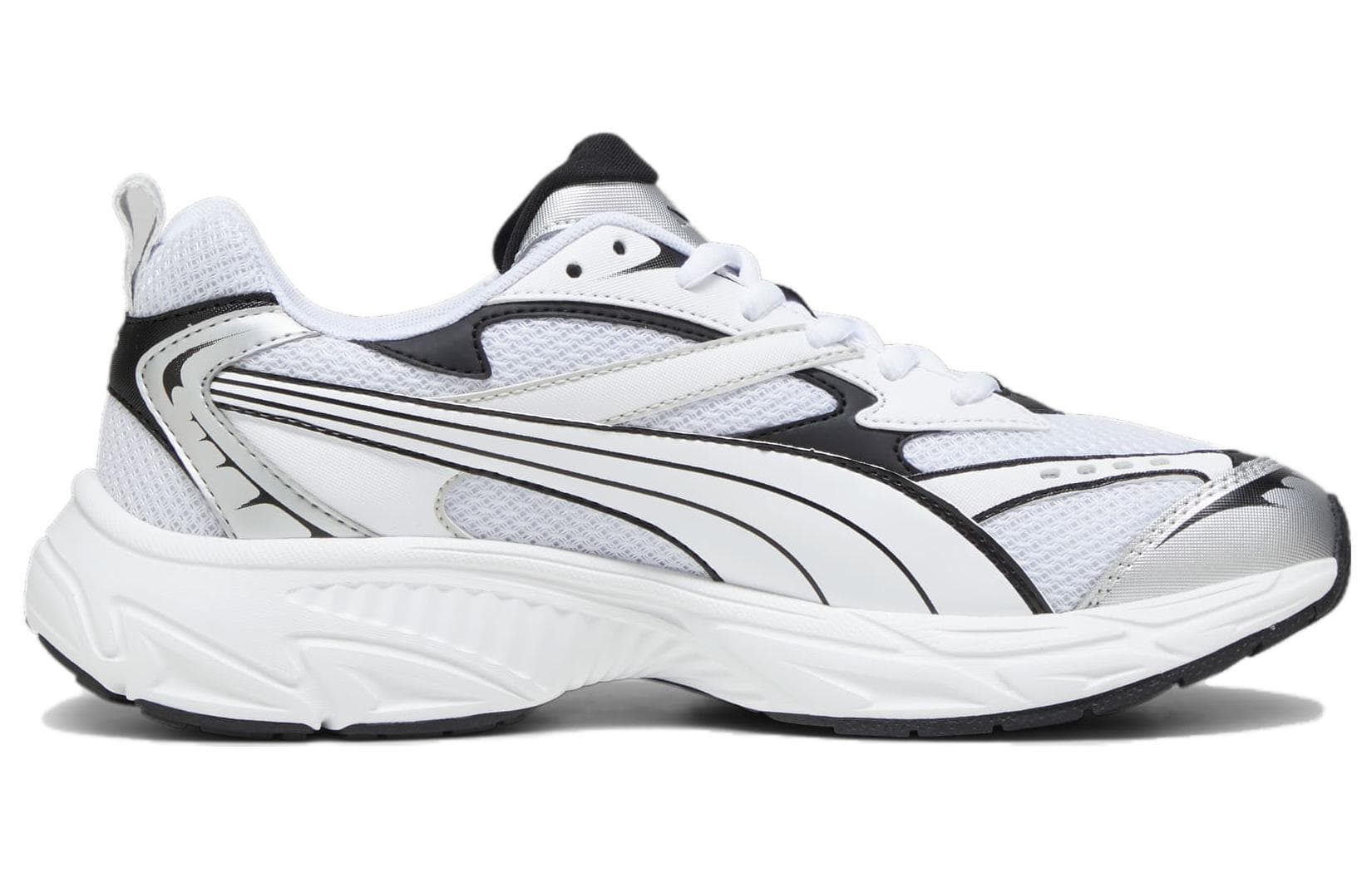 Кроссовки PUMA Morphic Амортизация Дышащая Низкий Верх Повседневная Обувь Унисекс Белый - изображение 2