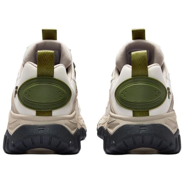 Кроссовки FILA FUSION FREEROAM Wander Shoes Низкие повседневные мужские кроссовки Бежево-зеленые - изображение 4