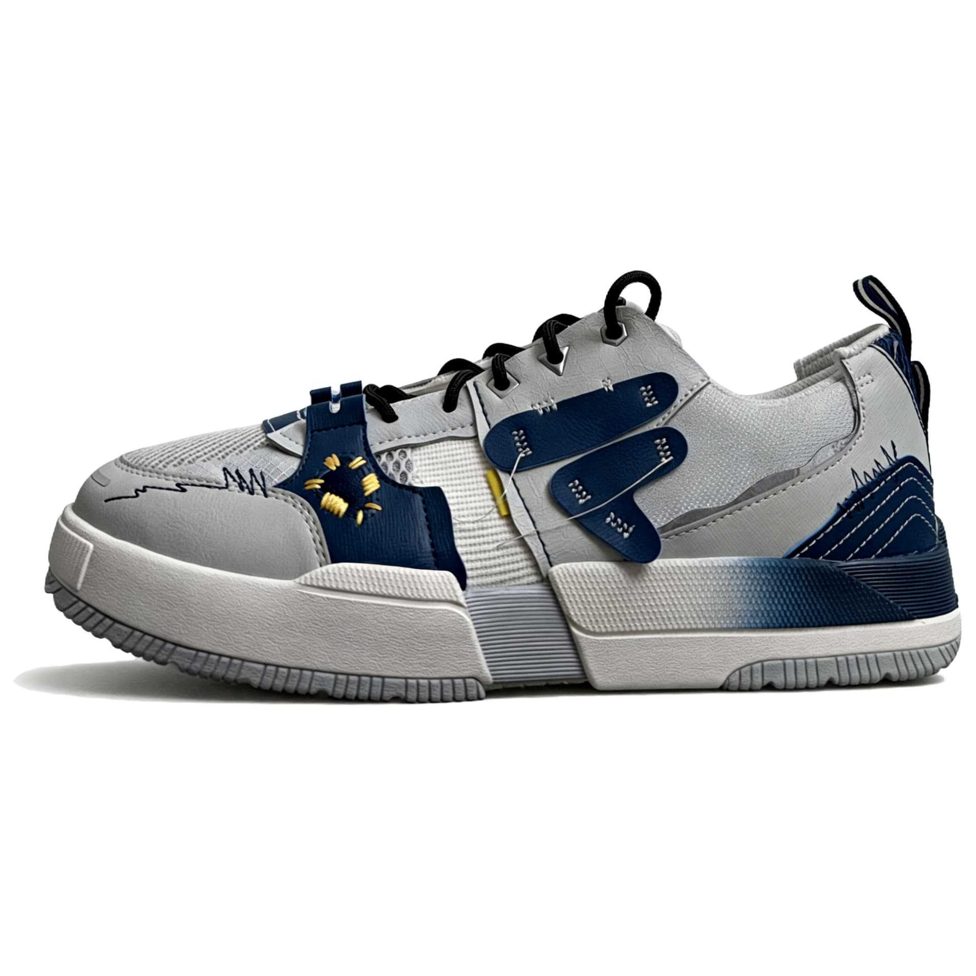 Кроссовки FILA FUSION GEOMETRY Geometric Shoe Скейтборд Кроссовки Мужские Серые - изображение 1