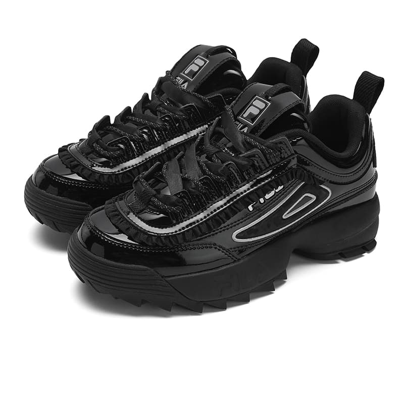 Кроссовки FILA Disruptor 2 Амортизация Износостойкий Низкий Топ Повседневная Обувь Женская Черная - изображение 3