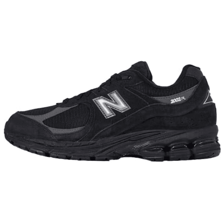 Кроссовки New Balance NB 2002R Комфортная Низкая Повседневная Обувь Унисекс Черная Серебряная - изображение 1