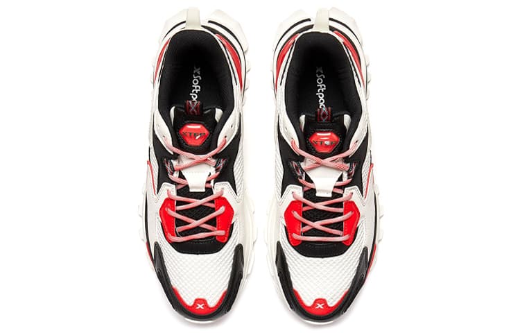 Кроссовки Xtep Colorblock Mesh Low Sneakers White Red - изображение 3