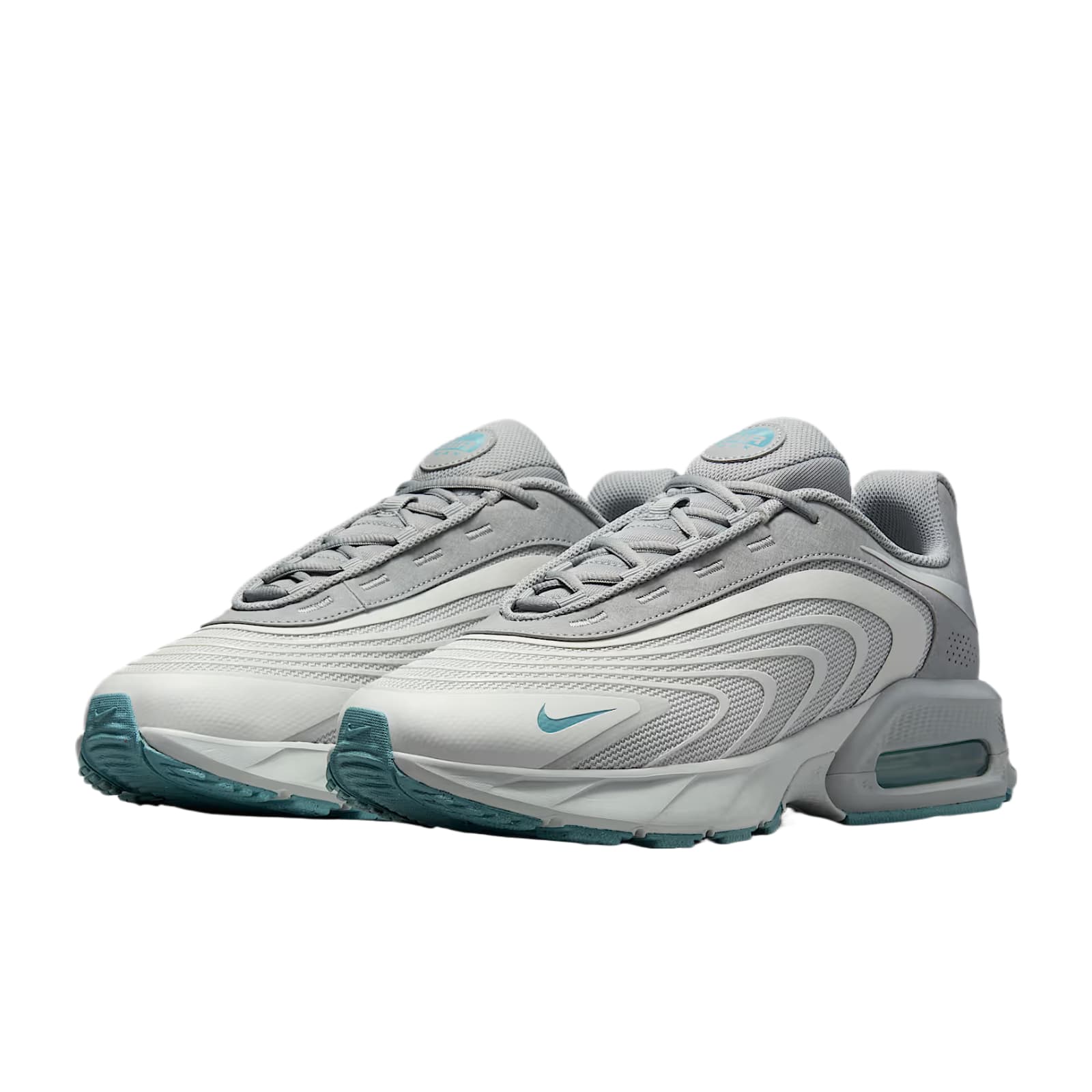 Кроссовки Nike Air max Пламя Ткань Амортизация Low Топ Повседневная обувь Мужской Серый - изображение 3
