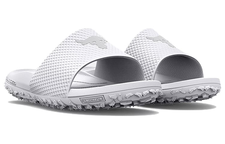 Сандалии Under Armour Project Rock Slides White - изображение 3