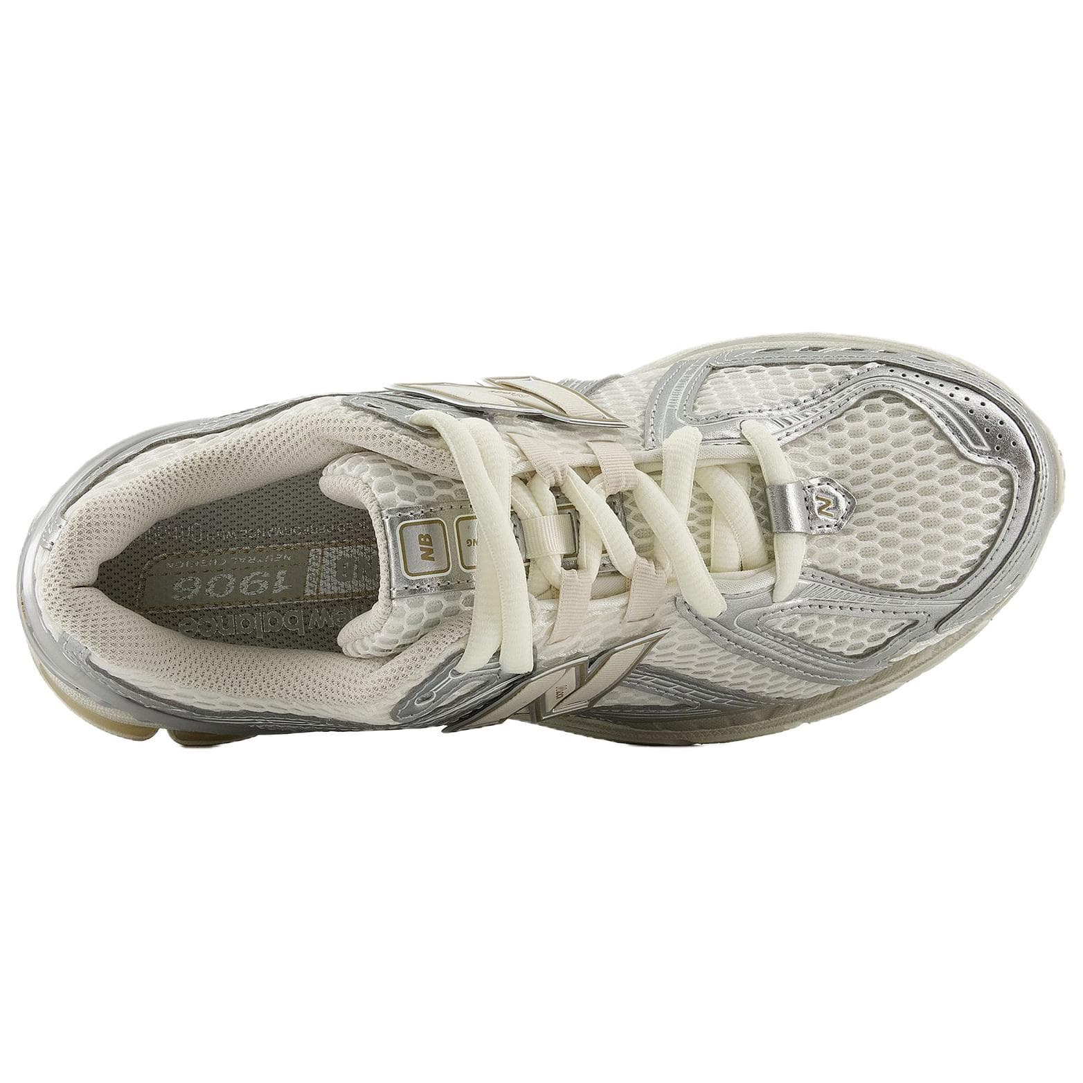 Кроссовки New Balance NB 1906R Устойчивая к истиранию Низкая Повседневная Обувь Унисекс Серебряная - изображение 5