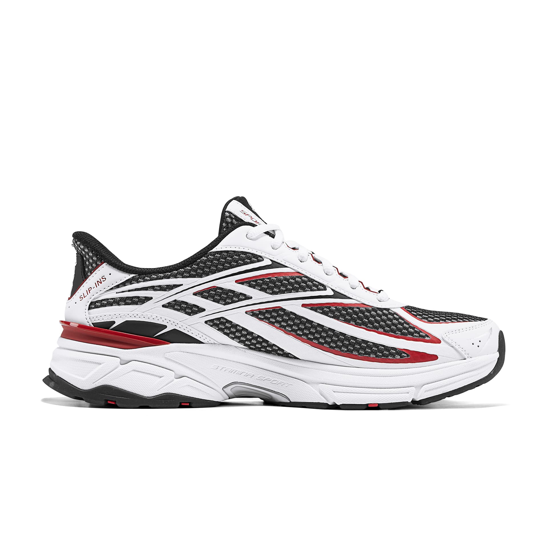 Кроссовки Skechers Серебряный Панель Легкий Low Топ Повседневная обувь Мужской Белый - изображение 2