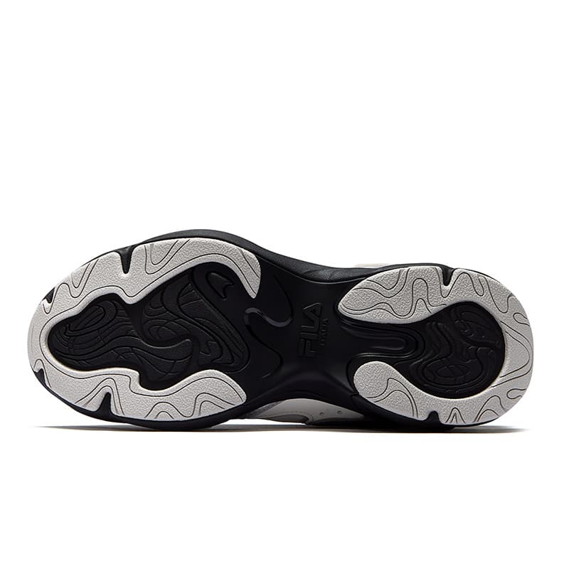 Кроссовки FILA FUSION EVA SLIM Waterdrop Shoes Текстиль Синтетическая кожа Низкий верх Повседневная обувь Женская Снег Черный - изображение 5