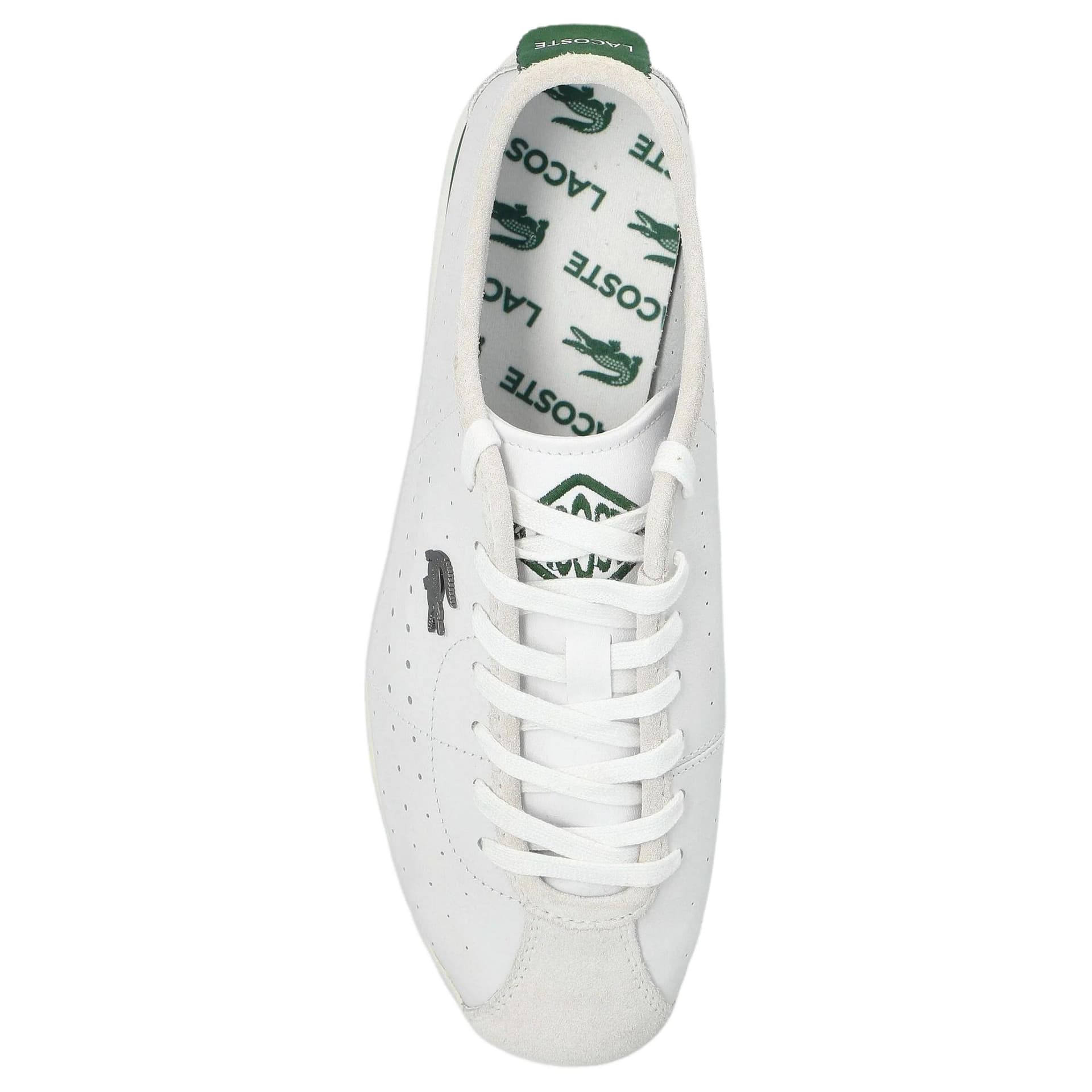 Кроссовки LACOSTE Клуб Низкий Удобный Противоскользящий Устойчивый к истиранию Низкий Верх Повседневная Обувь Женская Белая - изображение 4