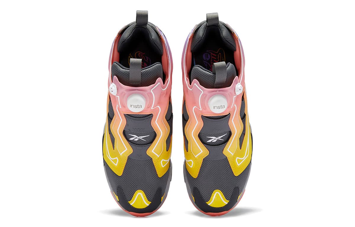 Кроссовки Reebok Instapump Fury OG Grey Orange - изображение 5