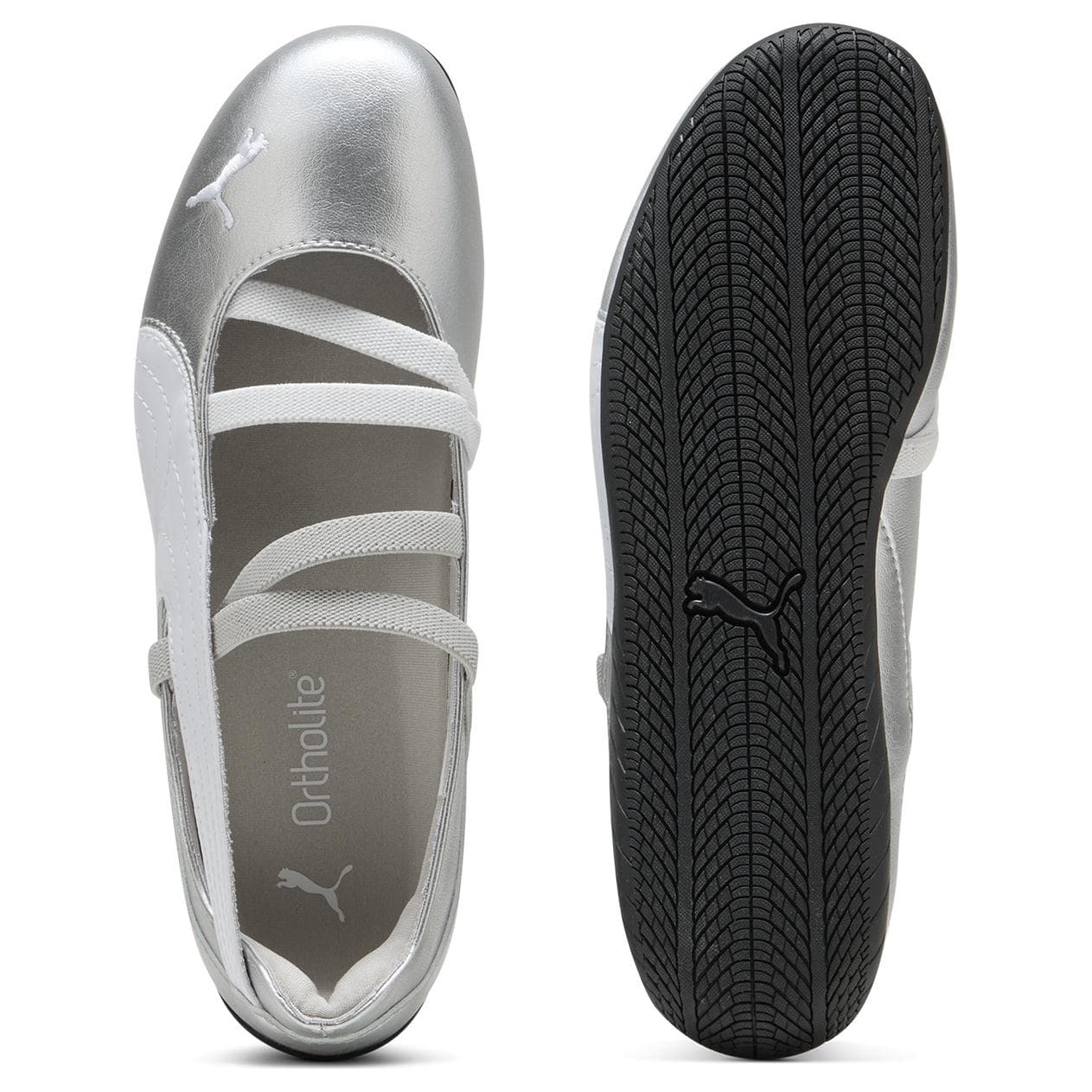 Кроссовки PUMA Speedcat Искусственная кожа Low Топ Повседневная обувь Women's Silver Белый - изображение 5