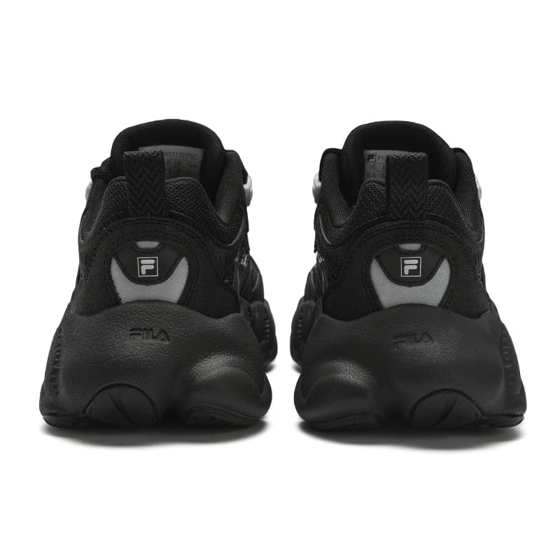Кроссовки FILA FERN 2 Устойчивость к истиранию Низкий верх Повседневная обувь Женская Черная - изображение 4