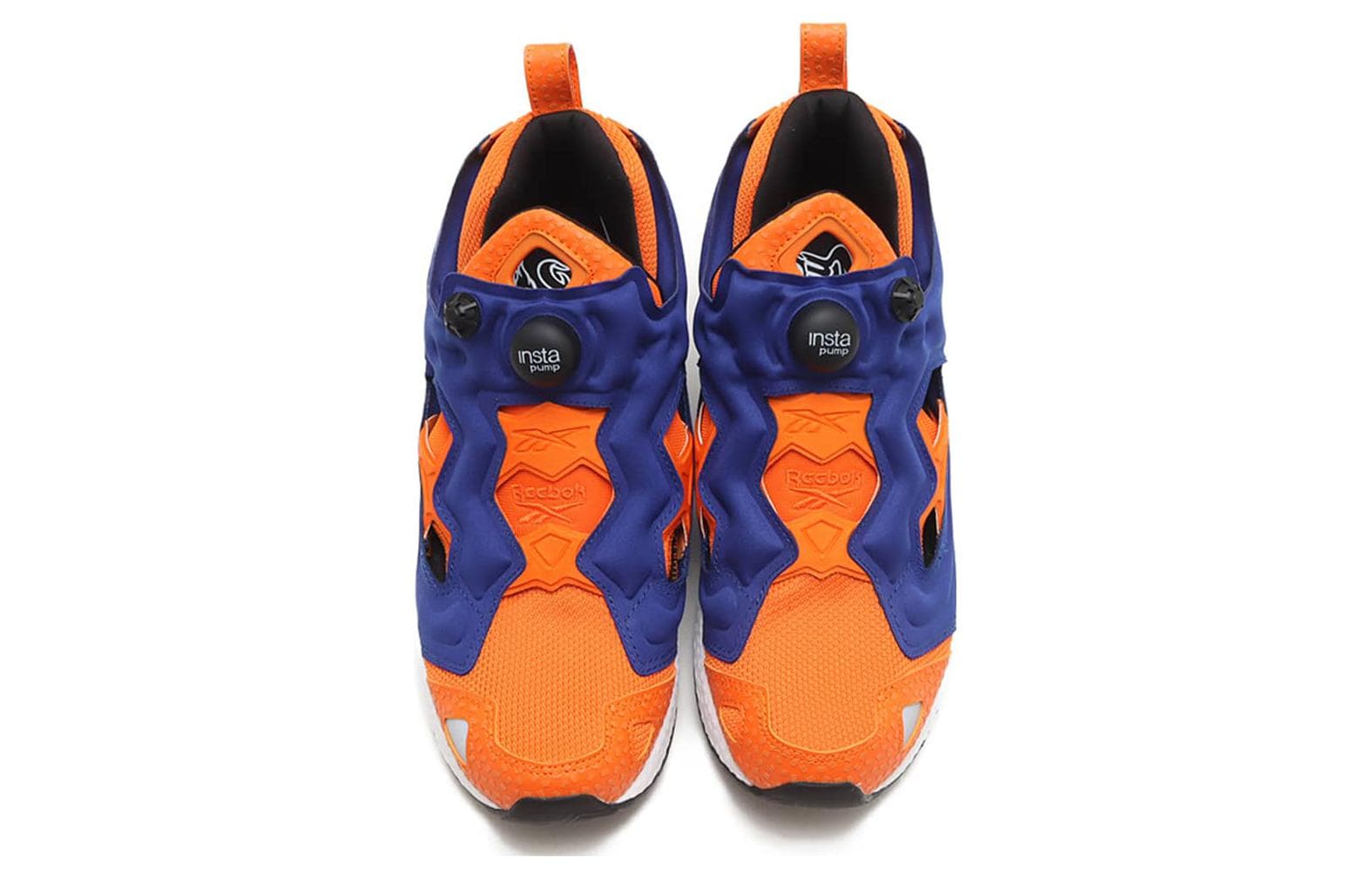 Кроссовки REEBOK Instapump Fury Smash Оранжевая ткань Удобная Устойчивая к истиранию Низкий верх Повседневная обувь Унисекс - изображение 4