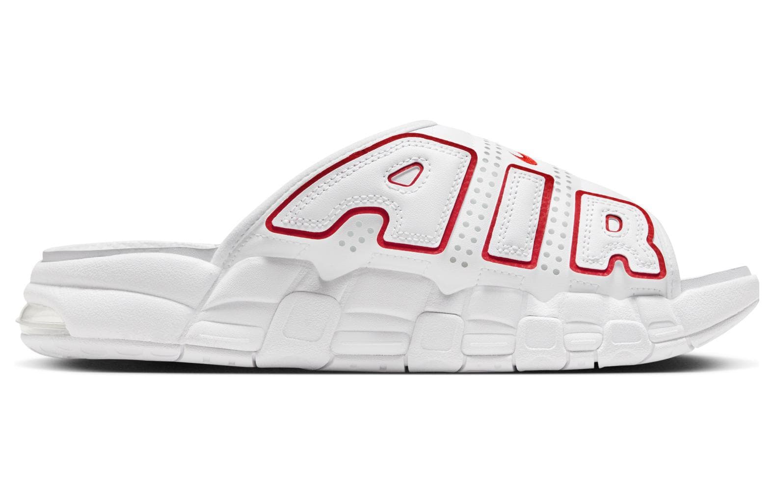 Сандалии Nike Air More Uptempo Slide White Red - изображение 2