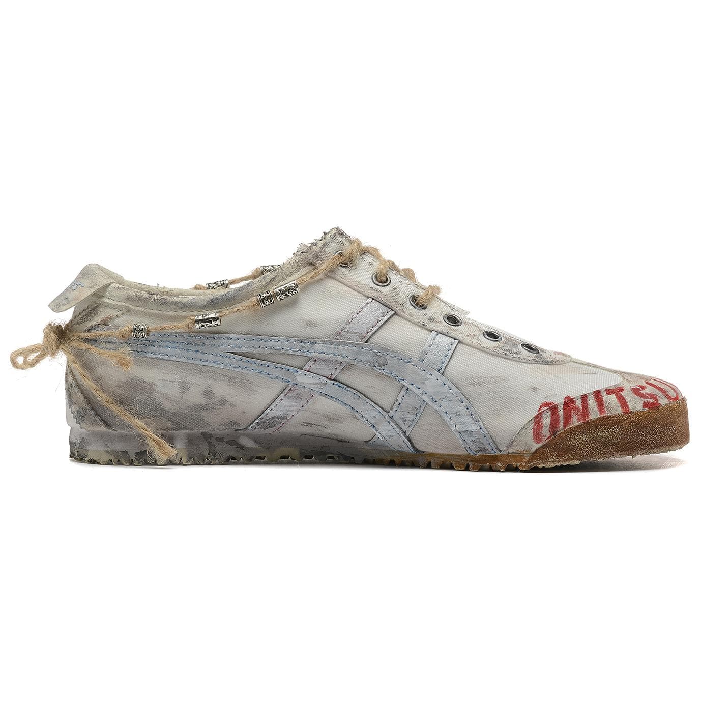Кроссовки Onitsuka Tiger Mexico 66 White Blue - изображение 2