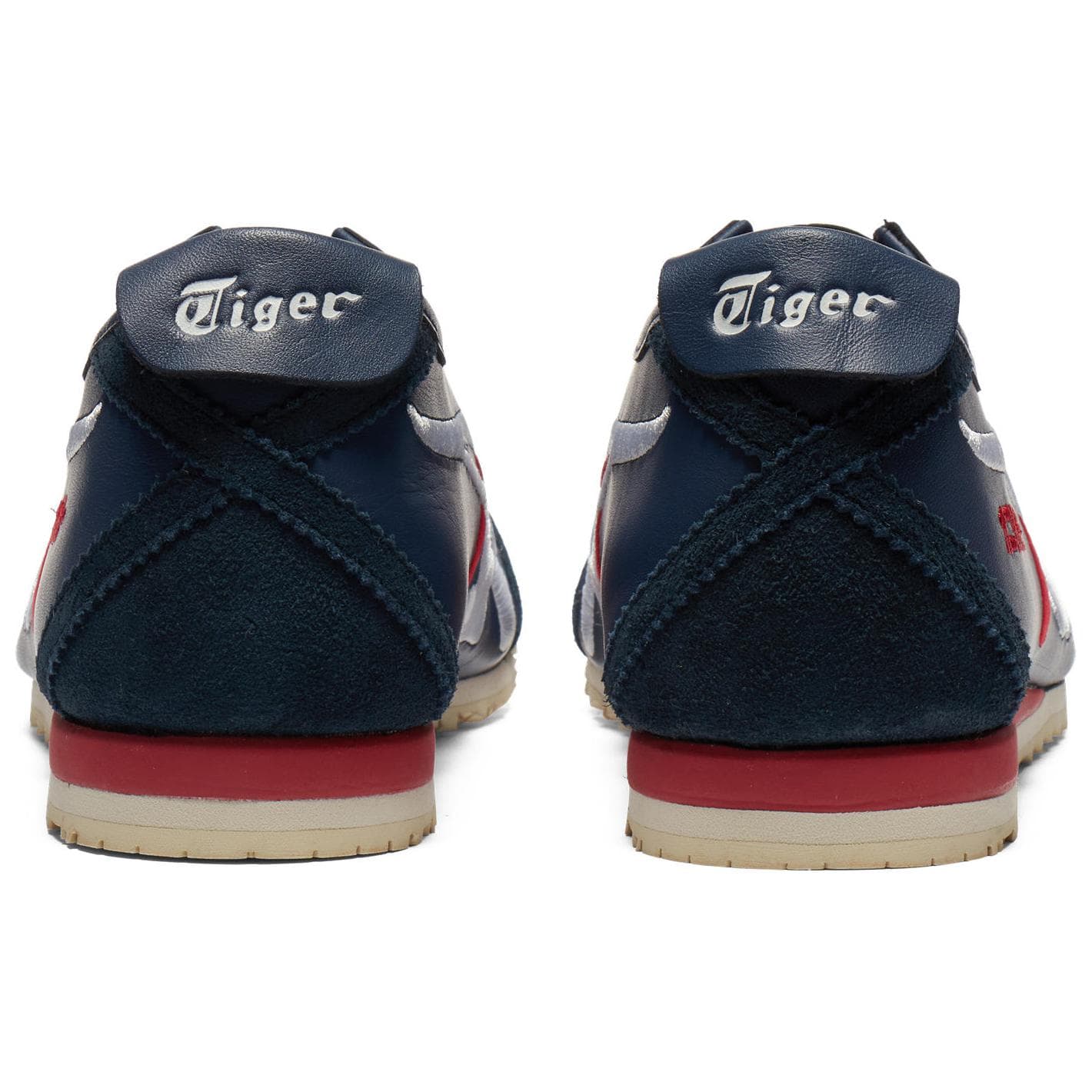 Кроссовки Onitsuka Tiger MEXICO 66 Противоскользящая Устойчивая к истиранию Низкий Верх Повседневная Обувь Унисекс Синий Белый - изображение 5