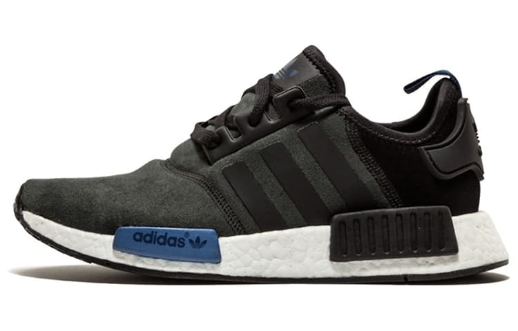 Кроссовки adidas originals NMD_R1 Black Suede - изображение 1