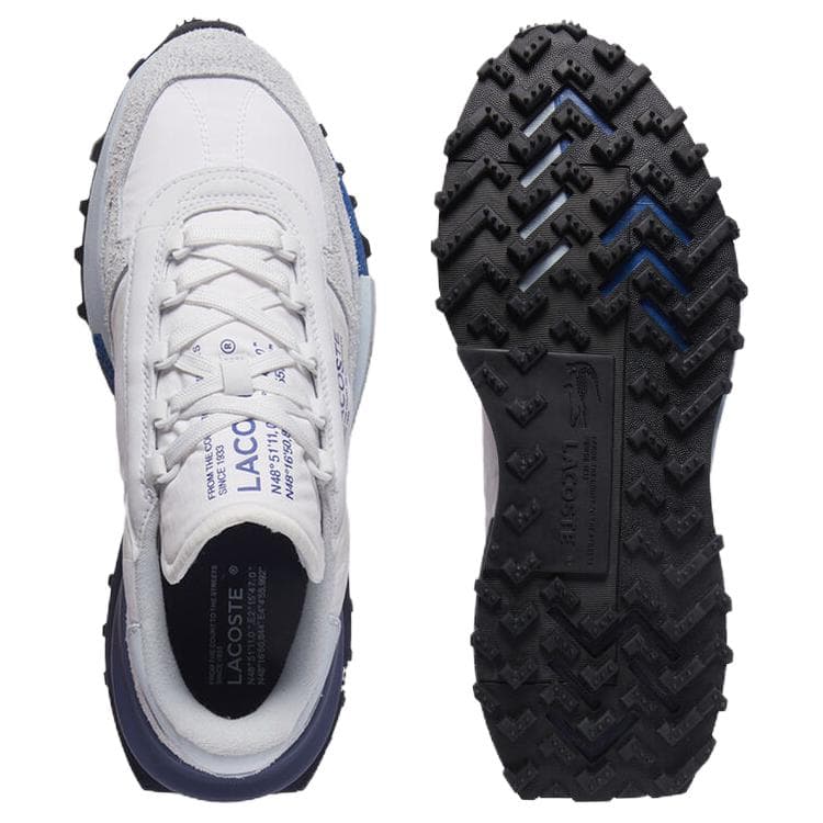 Кроссовки LACOSTE Elite Active Устойчивый к истиранию Низкий топ Повседневная обувь Мужская Белая - изображение 5