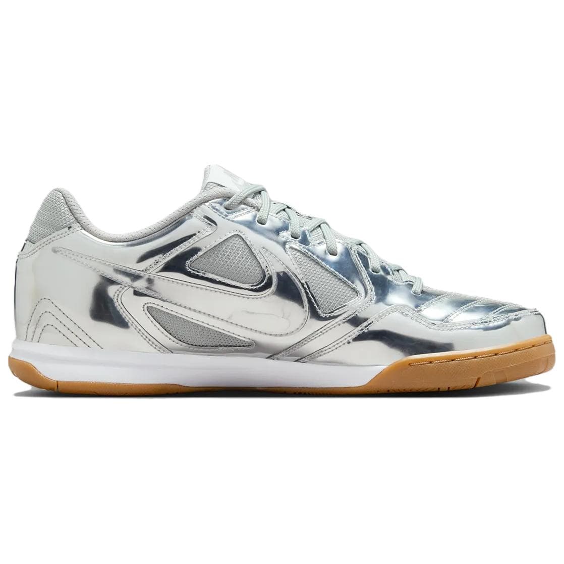 Кроссовки для футбола Nike Gato Футбольные бутсы Унисекс Серебристый - изображение 2