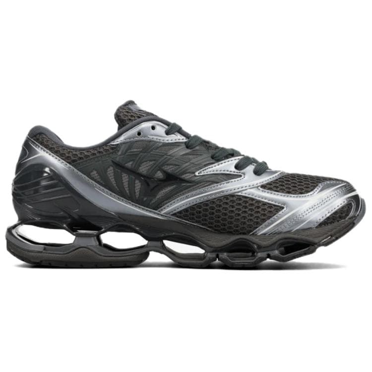 Кроссовки Mizuno Wave Prophecy LS Повседневная обувь Низкий топ Серый Унисекс - изображение 2