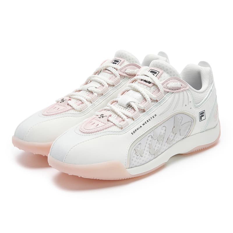 Кроссовки Sophia Webster x FILA ADE2025 Дышащая и Легкая Низкий Верх Повседневная Обувь Женская Зимняя Светло-Зеленая - изображение 3