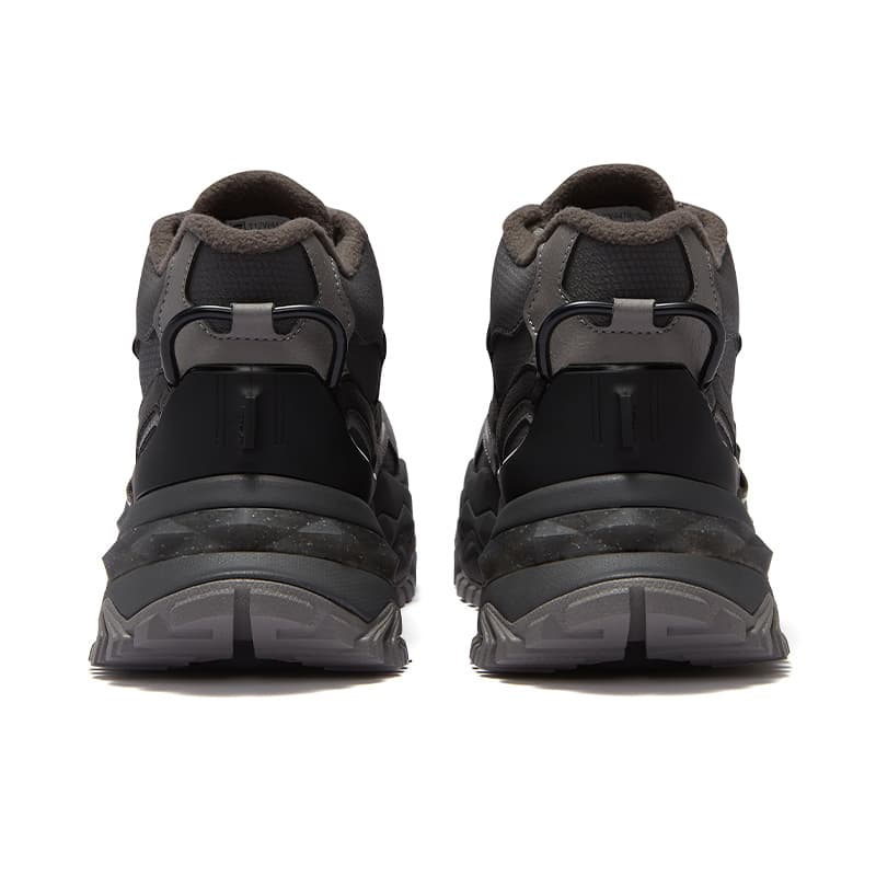Кроссовки FILA FUSION Бьянко Устойчивый к истиранию MID Топ Повседневная обувь Женская Серый Черный - изображение 4