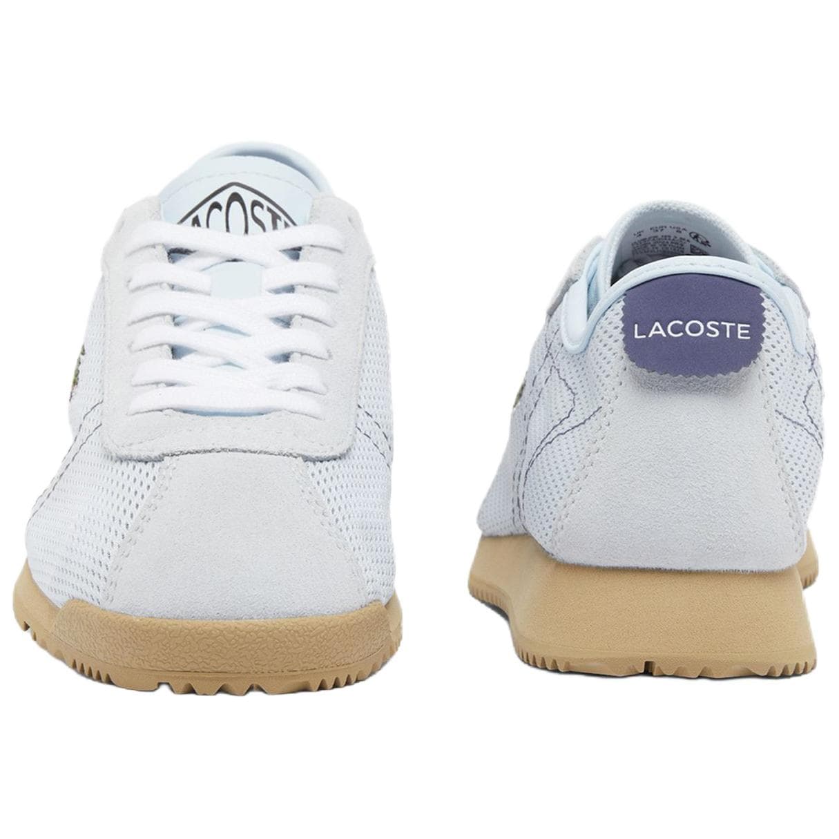 Кроссовки LACOSTE Противоскользящая Износостойкая Низкий Топ Повседневная Обувь Женская Синяя - изображение 4