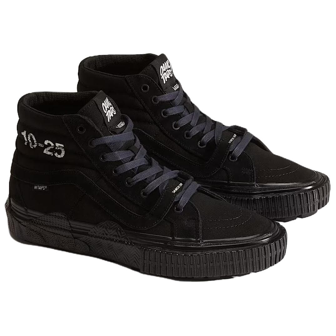 Кроссовки OTW X OAMC X WTAPS x Vans SK8 HI Высокие кеды Повседневная обувь Унисекс Черный - изображение 2