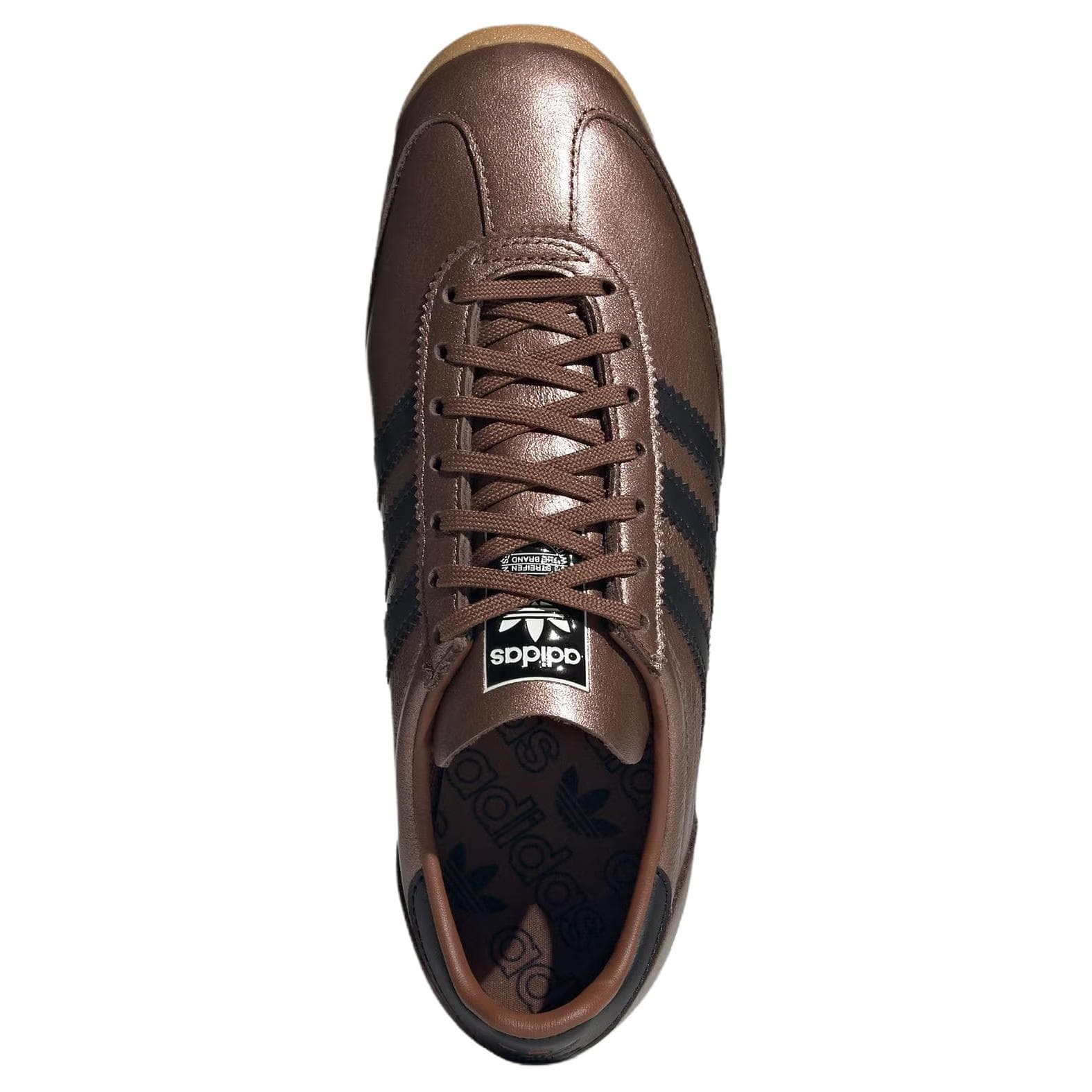 Кроссовки Adidas Originals SL 72 OG Кожа Повседневная Обувь Женская Мягкий Коричневый - изображение 5