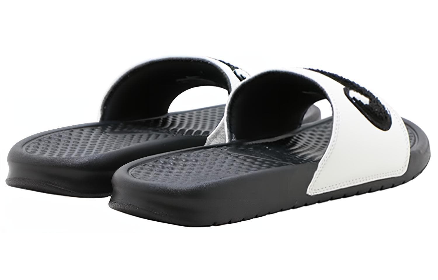 Сандалии Nike Just Do It Chenille Slides Black White - изображение 3