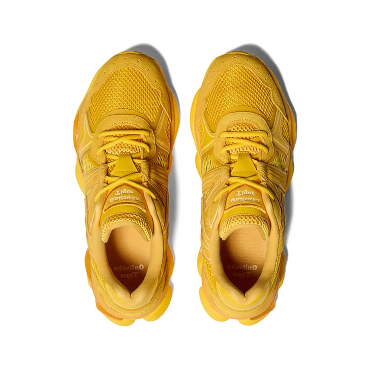 Кроссовки Onitsuka Tiger Устойчивая к истиранию Низкая Повседневная Обувь Унисекс Желтая - изображение 5