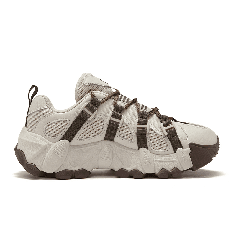 Кроссовки FILA FUSION EXOCET Горная Обувь Устойчивая к Износу Низкий Верх Повседневная Обувь Женская Миндально-Молочный Белый - изображение 2