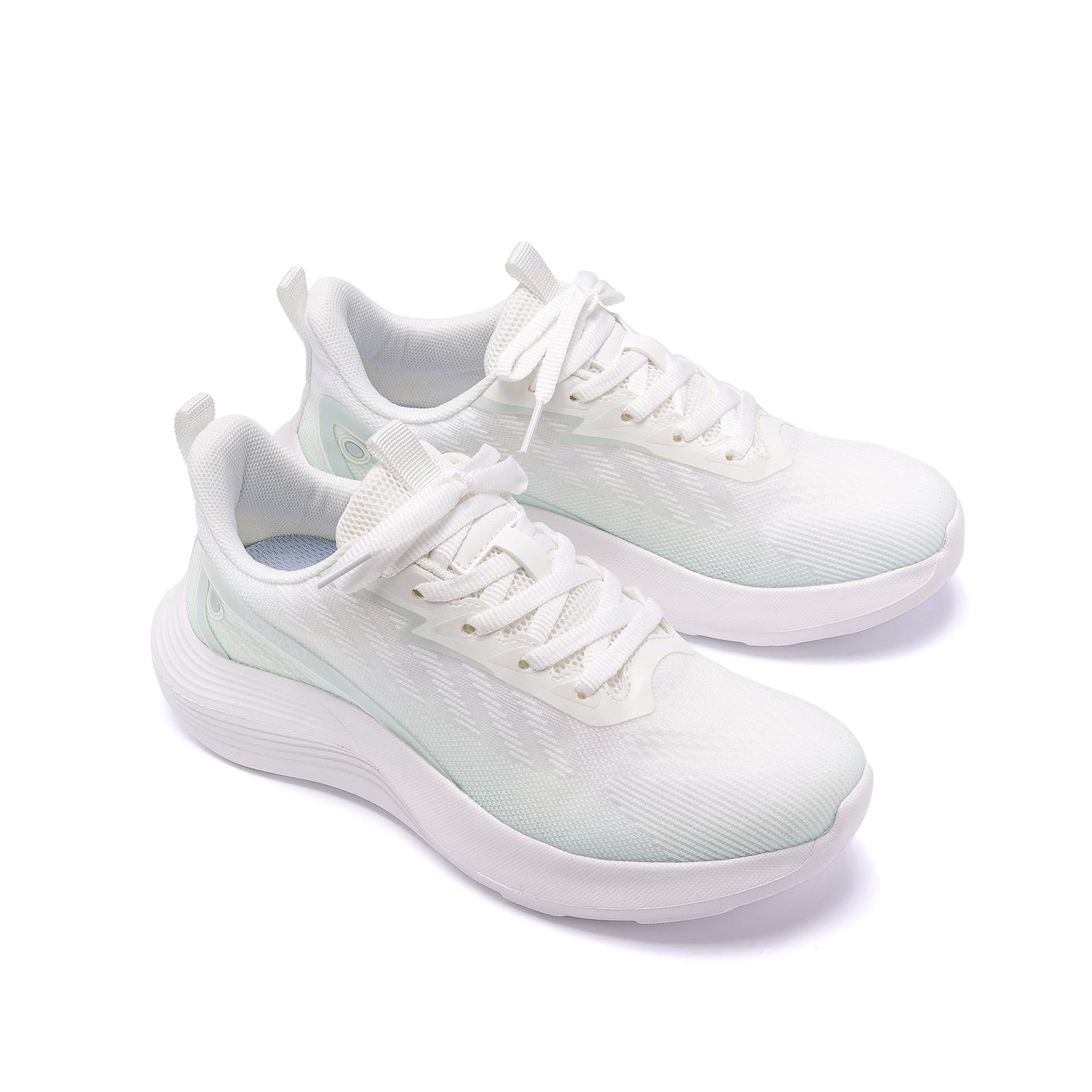 Кроссовки HUANQIU Low Топ Повседневная обувь Women's White Зелёный - изображение 6