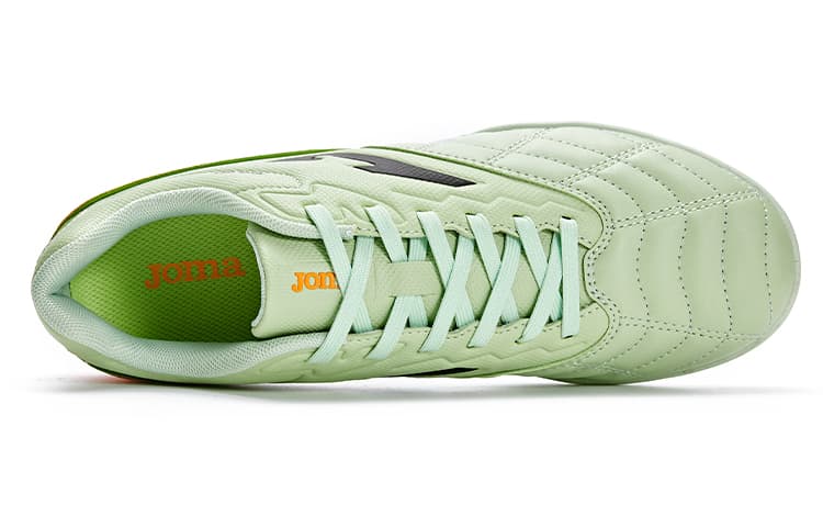 Кроссовки для футбола Joma Удобные Круглые Палцы tf Противоскользящие Устойчивые к Износу Футбольные Бутсы Мужские Светло-Зеленые - изображение 3
