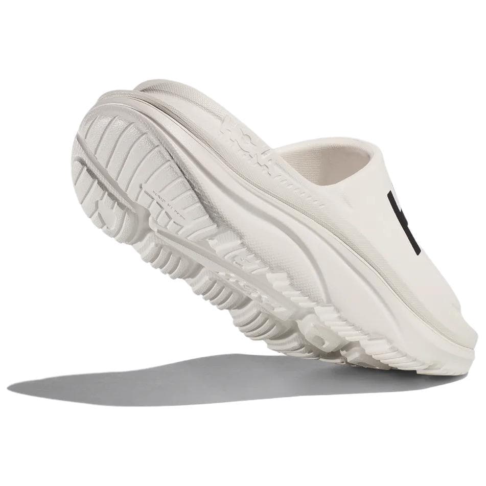 Сандалии HOKA ONE ONE Ora противоскользящие шлепанцы унисекс белые черные - изображение 5