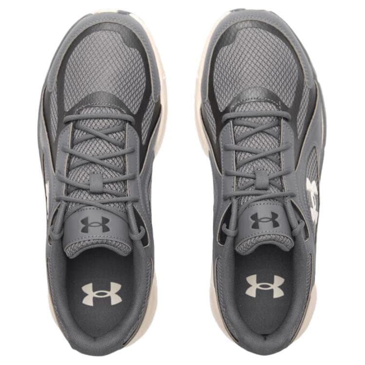 Кроссовки Under Armour Дышащий Low Топ Повседневная обувь Унисекс Серый цвет замковой скалы - изображение 4
