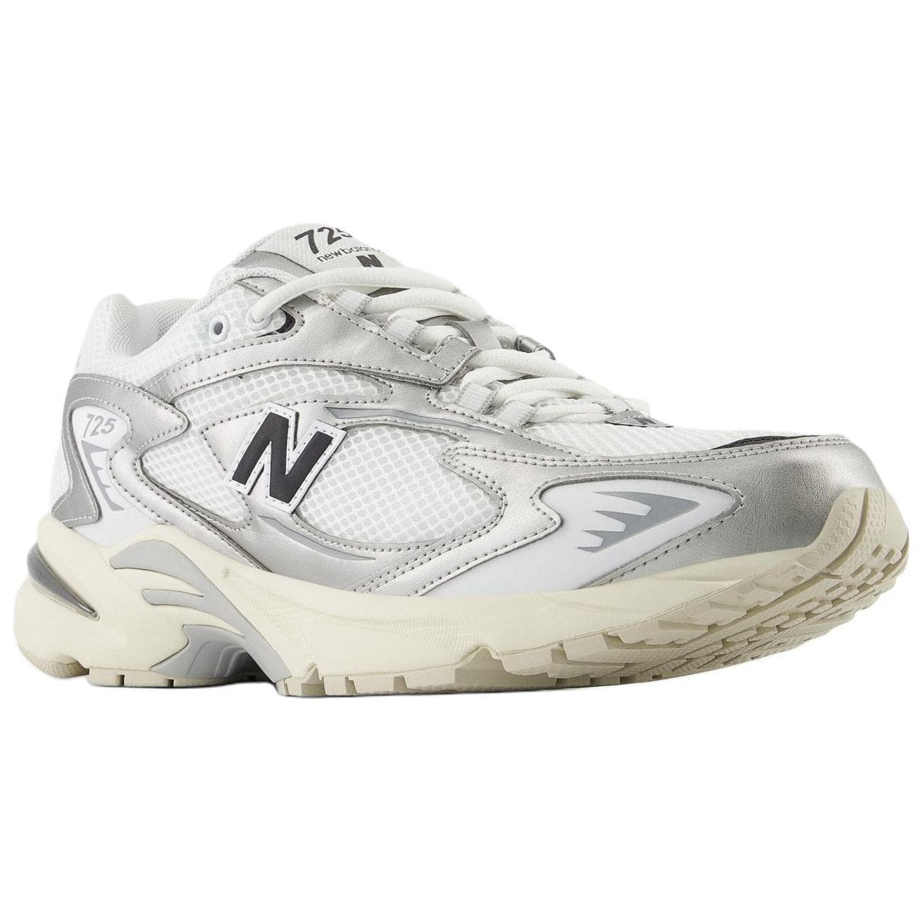 Кроссовки New Balance NB 725 Устойчивая к истиранию Низкая Повседневная Обувь Унисекс Белая - изображение 3