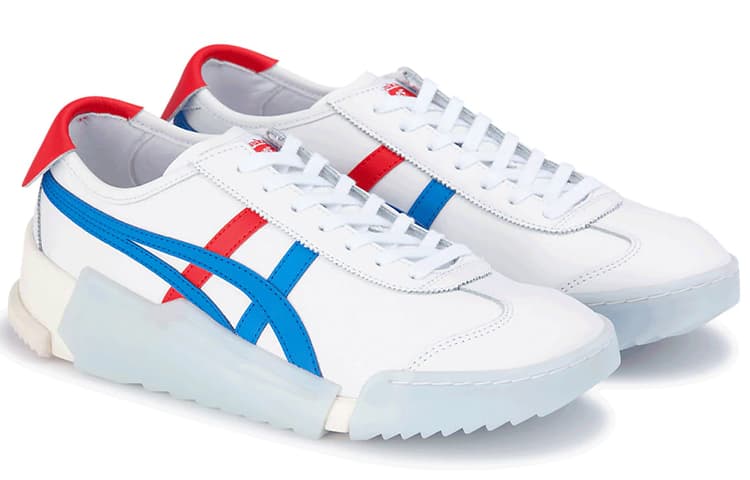 Кроссовки Onitsuka Tiger D-Trainer MX White Blue Red - изображение 3