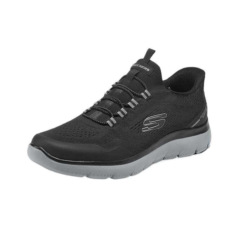 Кроссовки Skechers Summits Low Топ Повседневная обувь Мужская Черная - изображение 3
