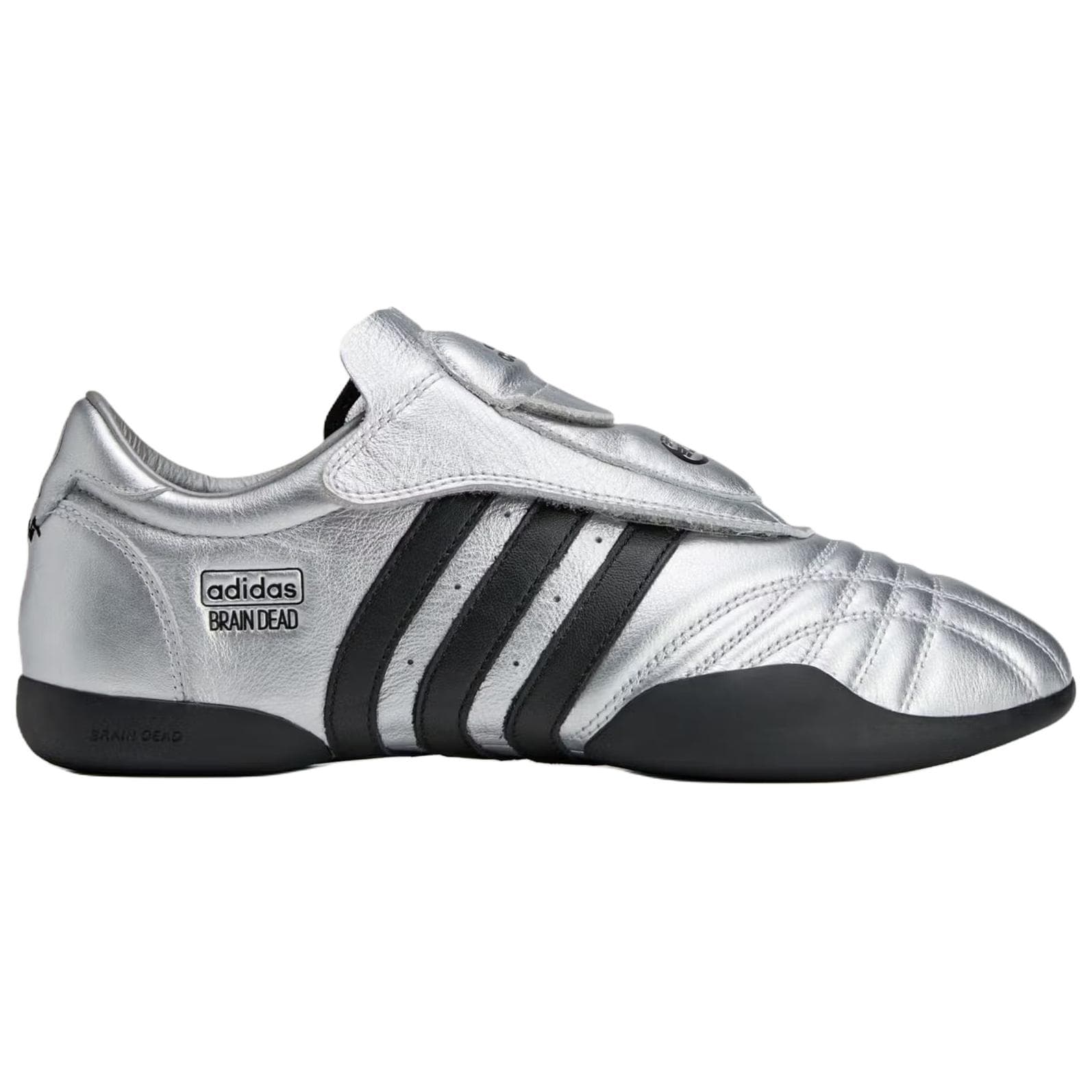 Кроссовки Brain Dead x Adidas Тхэквондо Обувь Унисекс Серебряная - изображение 2