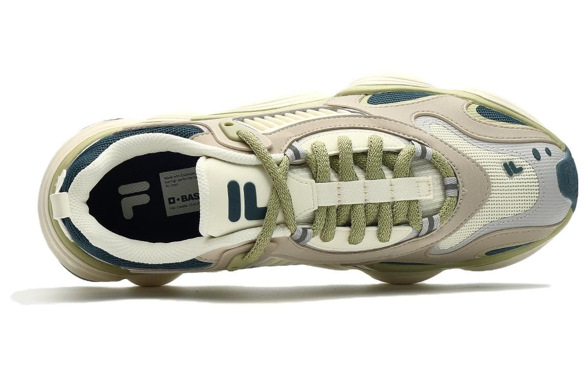 Кроссовки FILA FUSION TENACITY Удобная Низкая Повседневная Обувь Мужская Бежевая Желтая - изображение 4