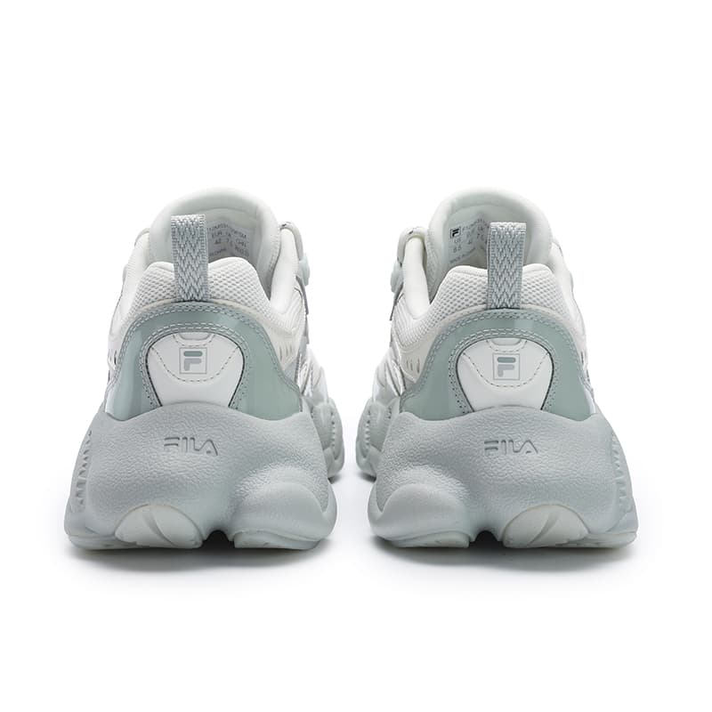Кроссовки FILA FERN 2 Устойчивый к истиранию Дышащий Легкий Низкий Топ Повседневная Обувь Мужская Белый Серый - изображение 4
