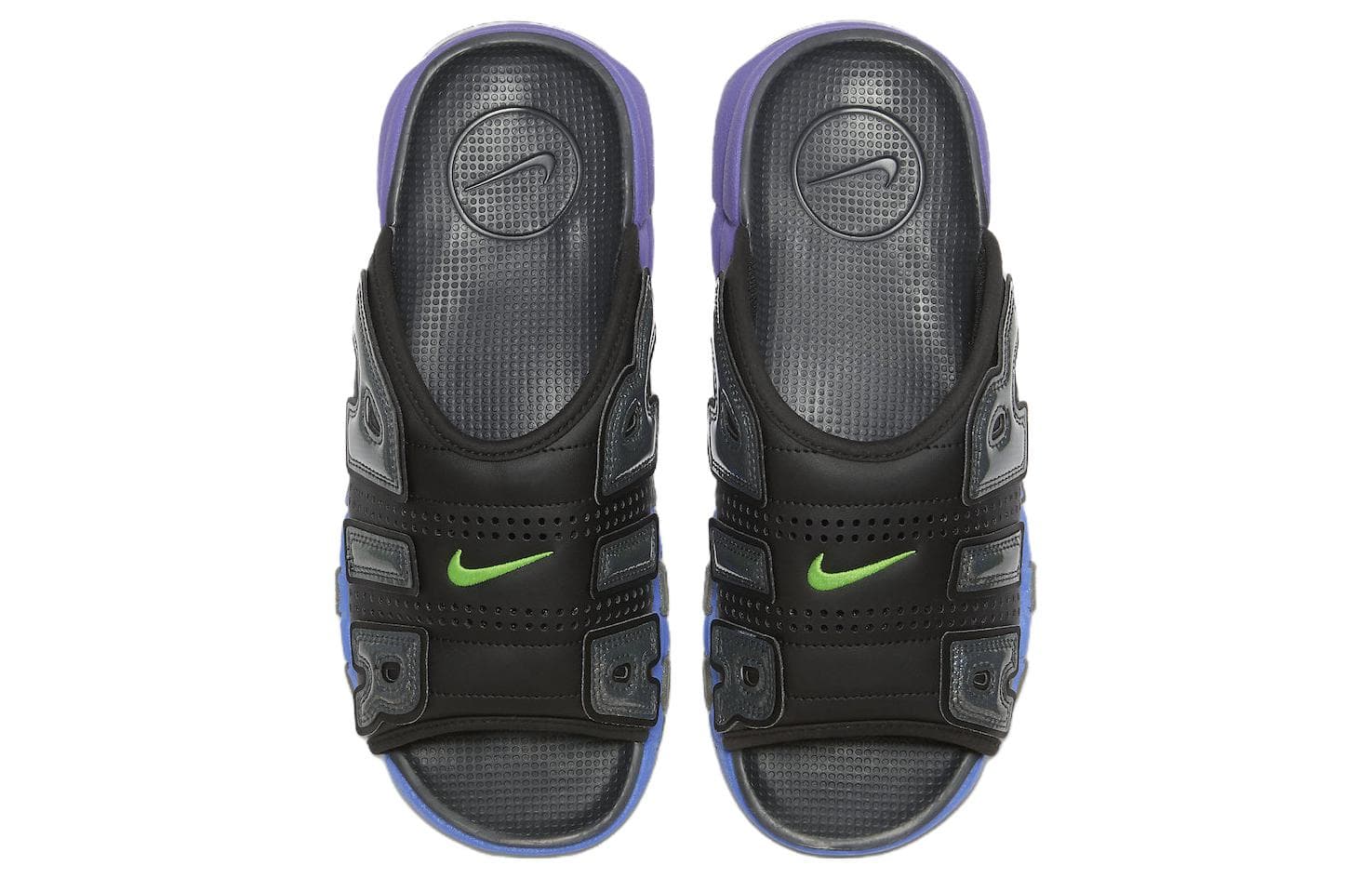 Сандалии Nike Air More Uptempo Slide Black Blue - изображение 3