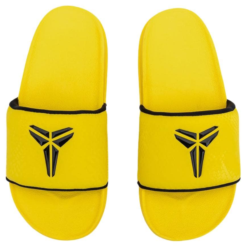 Сандалии Nike Kobe Offcourt Шлепанцы Мужские Желто-черные - изображение 3
