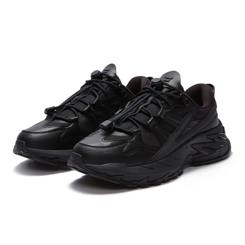 Кроссовки FILA FUSION SKYVEIL Низкий Топ Повседневная Обувь Мужская Прыгающий Конь Черный - изображение 4
