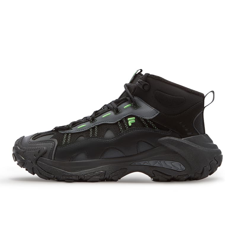 Кроссовки FILA FUSION EXOCET II Mountains Shoe 2 Синтетическая кожа MID Повседневная обувь Женская Теневой черный серый - изображение 1