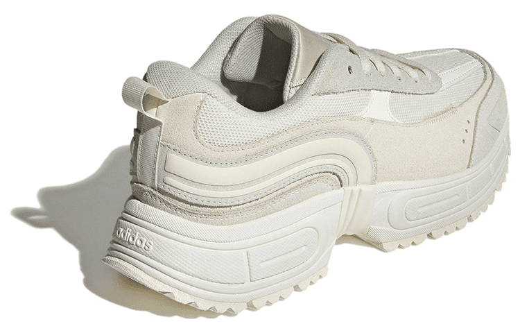 Кроссовки Adidas Neo Fantasy Flow Ткань Спортивная Обувь с Низким Верхом Противоскользящая Повседневная Женская Белая - изображение 4