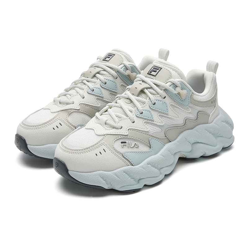 Кроссовки FILA FERN 2 Износостойкий Дышащий Легкий Низкий Топ Повседневная Обувь Женская Белый Серый - изображение 3