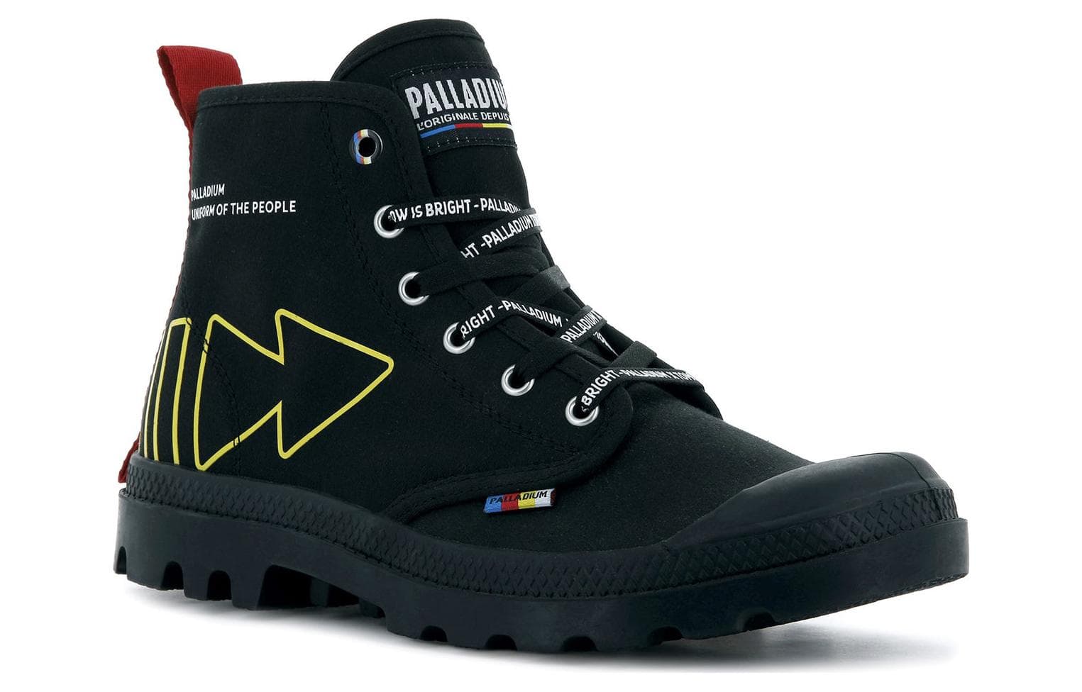 Кроссовки Palladium Pampa Универсальные удобные противоскользящие износостойкие хай-топы повседневные унисекс черные - изображение 2