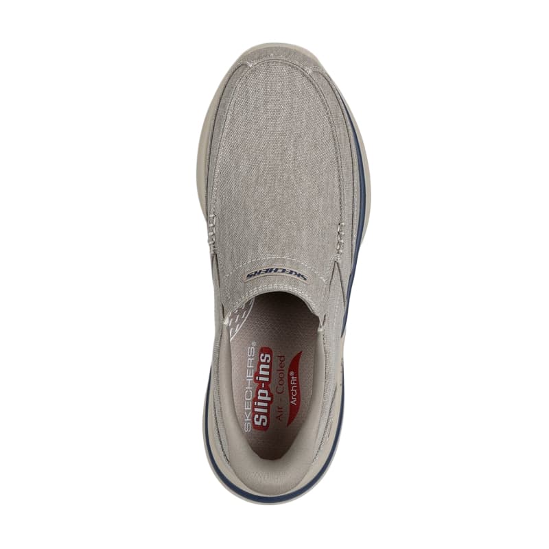 Кроссовки Skechers Arch Fit Низкий Топ Повседневная Обувь Мужская Коричневая - изображение 4